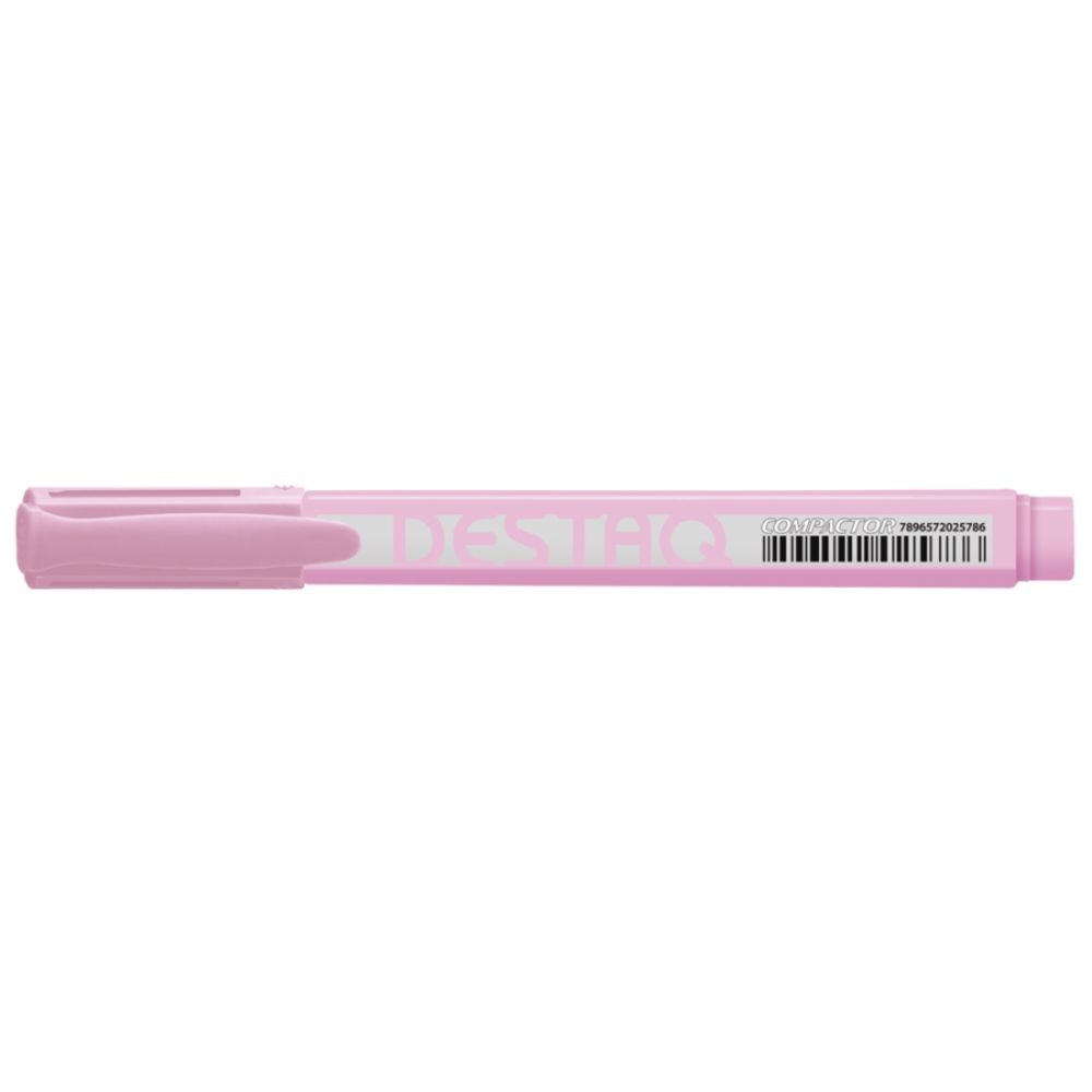 CANETA MARCA TEXTO COMPACTOR DESTAQ RS PASTEL