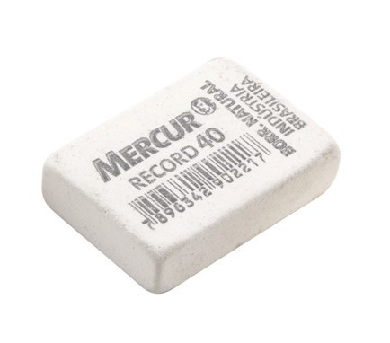 BORRACHA MERCUR BRANCA REF.40