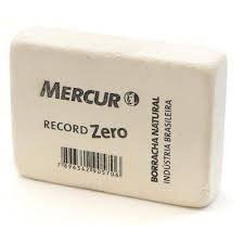 BORRACHA MERCUR BRANCA REF.ZERO