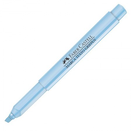 CANETA MARCA TEXTO FABER PASTEL AZ