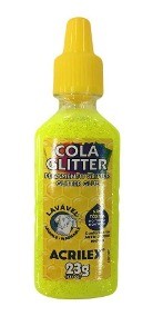 COLA C/GLITTER 23G AM LIMAO-ACRILEX