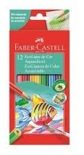 LAPIS COR 12C FABER-AQUARELA