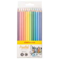 LAPIS COR 12C COMPACTOR ARTCOLOR PASTEL