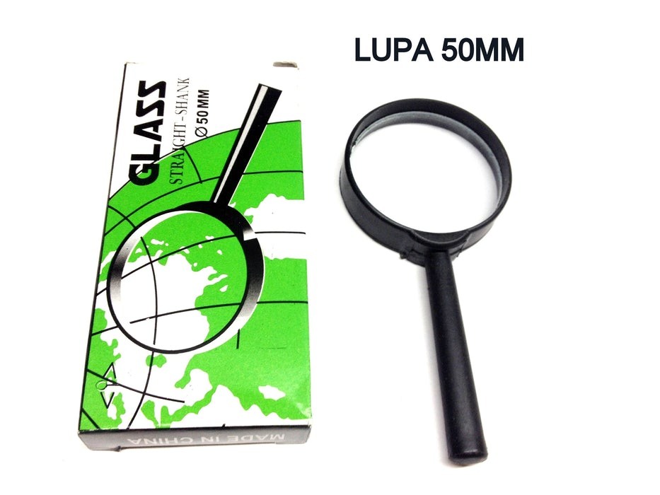 LUPA MOD. PEQ.S/LUZ GLASS 50 MM