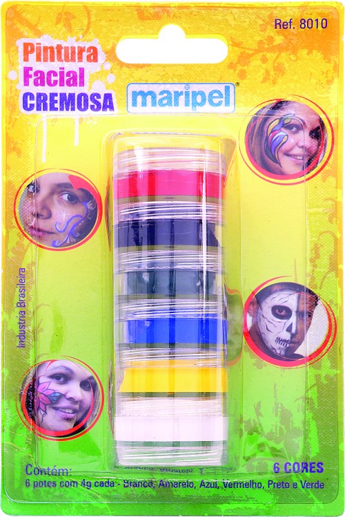 PINTURA FACIAL MARIPEL CREMOSA 6C