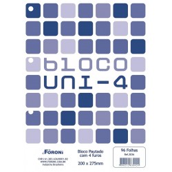 BLOCO FICHARIO 4F BCO-96F FORONI