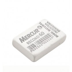 BORRACHA MERCUR BRANCA REF.60
