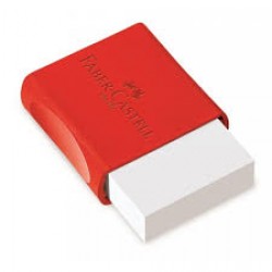 BORRACHA FABER FC-12 CAPA VERMELHA