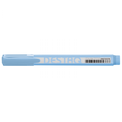 CANETA MARCA TEXTO COMPACTOR DESTAQ AZ PASTEL