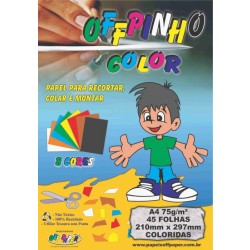 PAPEL CRIATIVO OFFPINHO A4-45F 75G