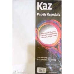 PAPEL IMPR.A4 120G-25F-VERGE BRANCO KAZ