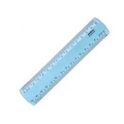 REGUA ACRILICA 15CM WALEU AZ