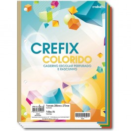 BLOCO FICHARIO 4F COLORIDO BASICO-96F CREDEAL