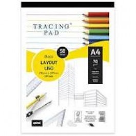 BLOCO DES. LAY-OUT LISO A4-50F TRANCING