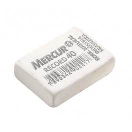 BORRACHA MERCUR BRANCA REF.40