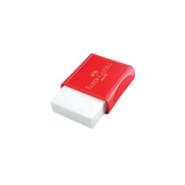 BORRACHA FABER FC-24 CAPA VERMELHA
