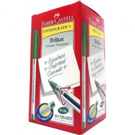 CANETA FABER MEDIA TRILUX VD C/50