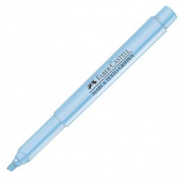 CANETA MARCA TEXTO FABER PASTEL AZ