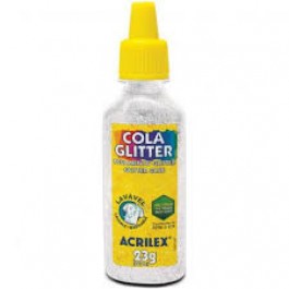 COLA C/GLITTER 23G CRISTAL-ACRILEX