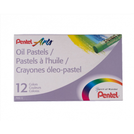 PASTEL OLEOSO PENTEL 12 CORES PHN-12