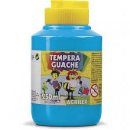 TINTA GUACHE 250ML-UN AZUL CELESTE