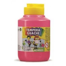 TINTA GUACHE 250ML-UN ROSA