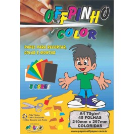 PAPEL CRIATIVO OFFPINHO A4-45F 75G
