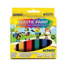 TINTA PLASTICA PLASTIC PAINT 6 CORES