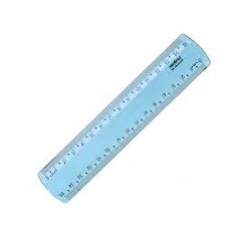 REGUA ACRILICA 15CM WALEU AZ
